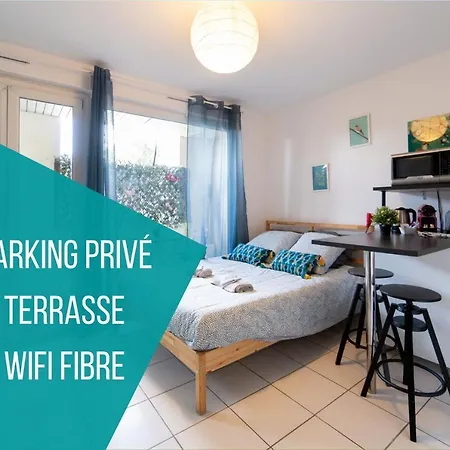 La Terrasse St Michel - Parking -metro - Bus Apartment *